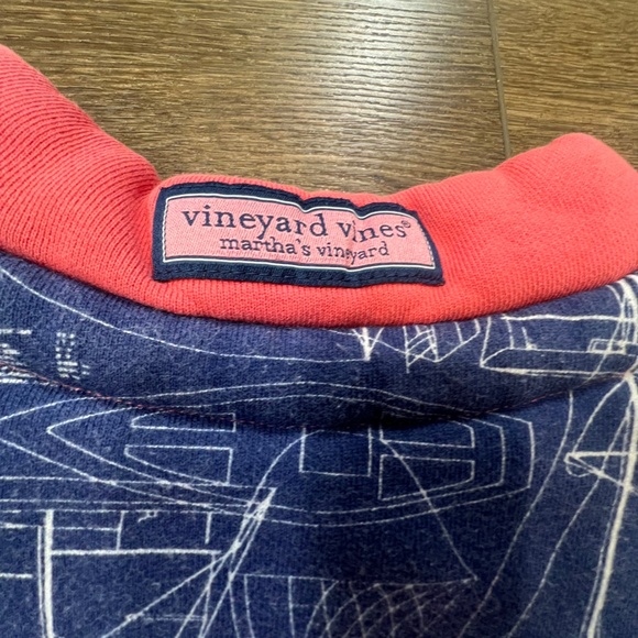 Vineyard Vines Men's Shep & Ian Sailing Map Salmon Shep Shirt Sz L Preppy - Picture 13 of 15
